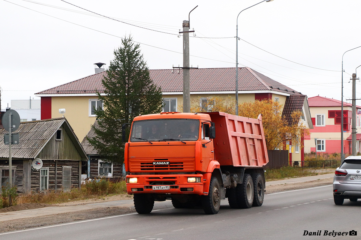 Ненецкий автономный округ, № А 197 АУ 83 — КамАЗ-65111 [651110]