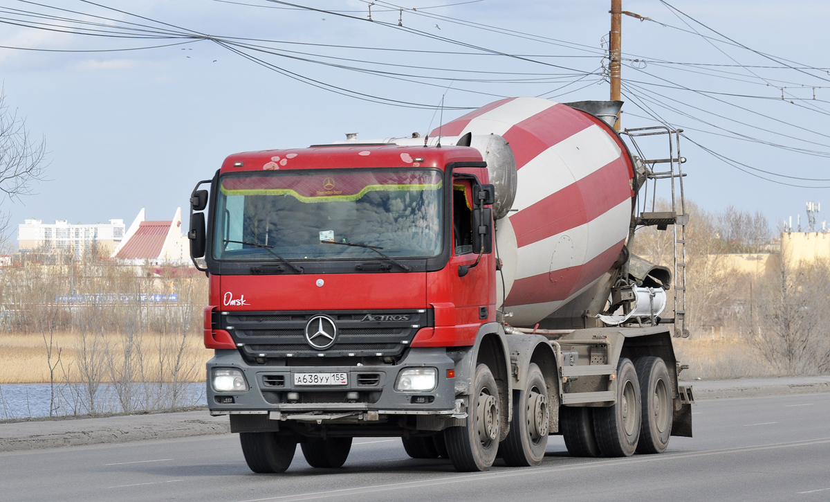 Омская область, № А 638 УУ 155 — Mercedes-Benz Actros ('2003) 4141