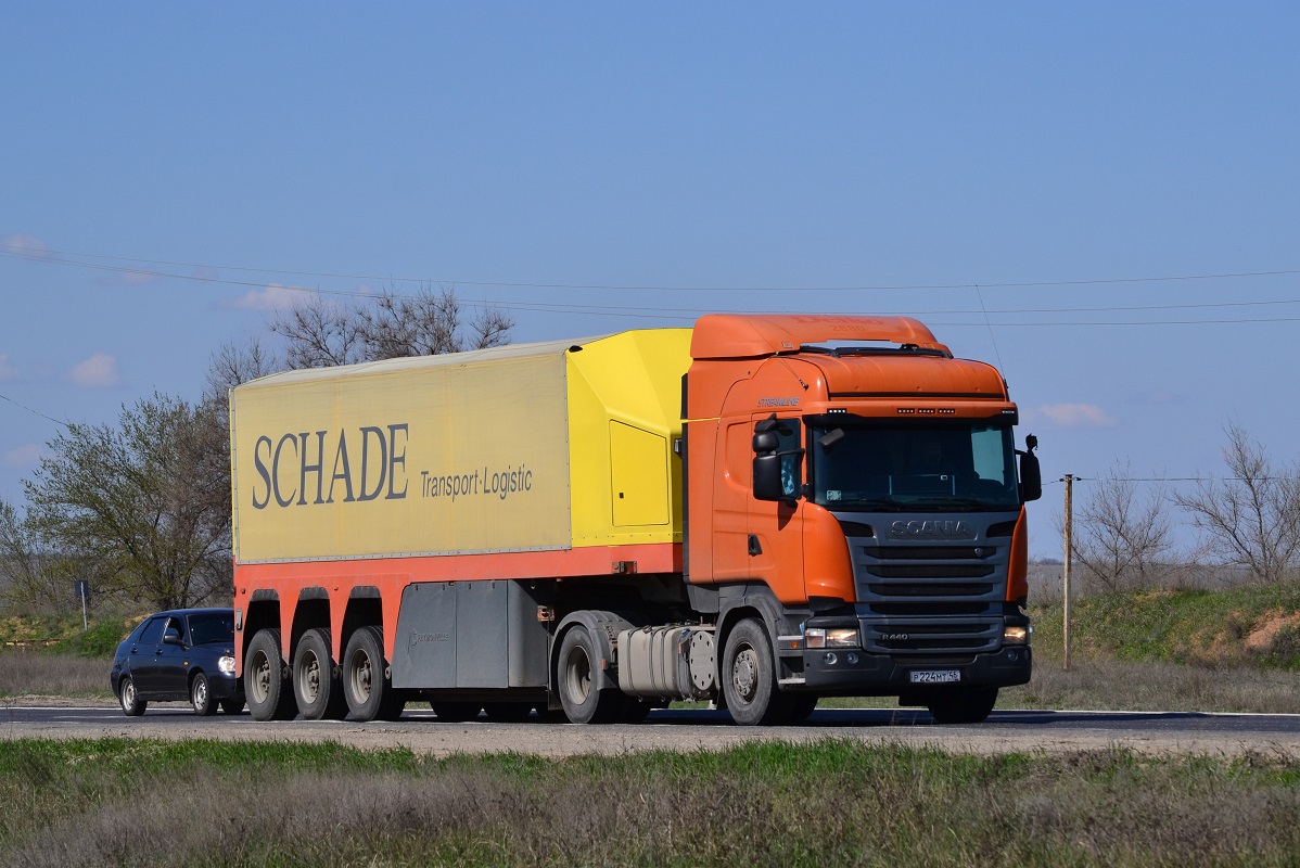 Курская область, № Р 224 МТ 46 — Scania ('2013) R440