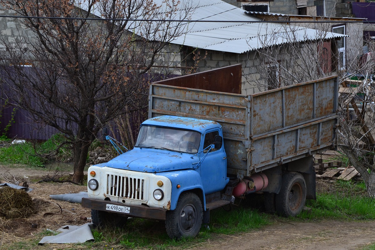 Волгоградская область, № К 498 ОЕ 34 — ГАЗ-53-14, ГАЗ-53-14-01