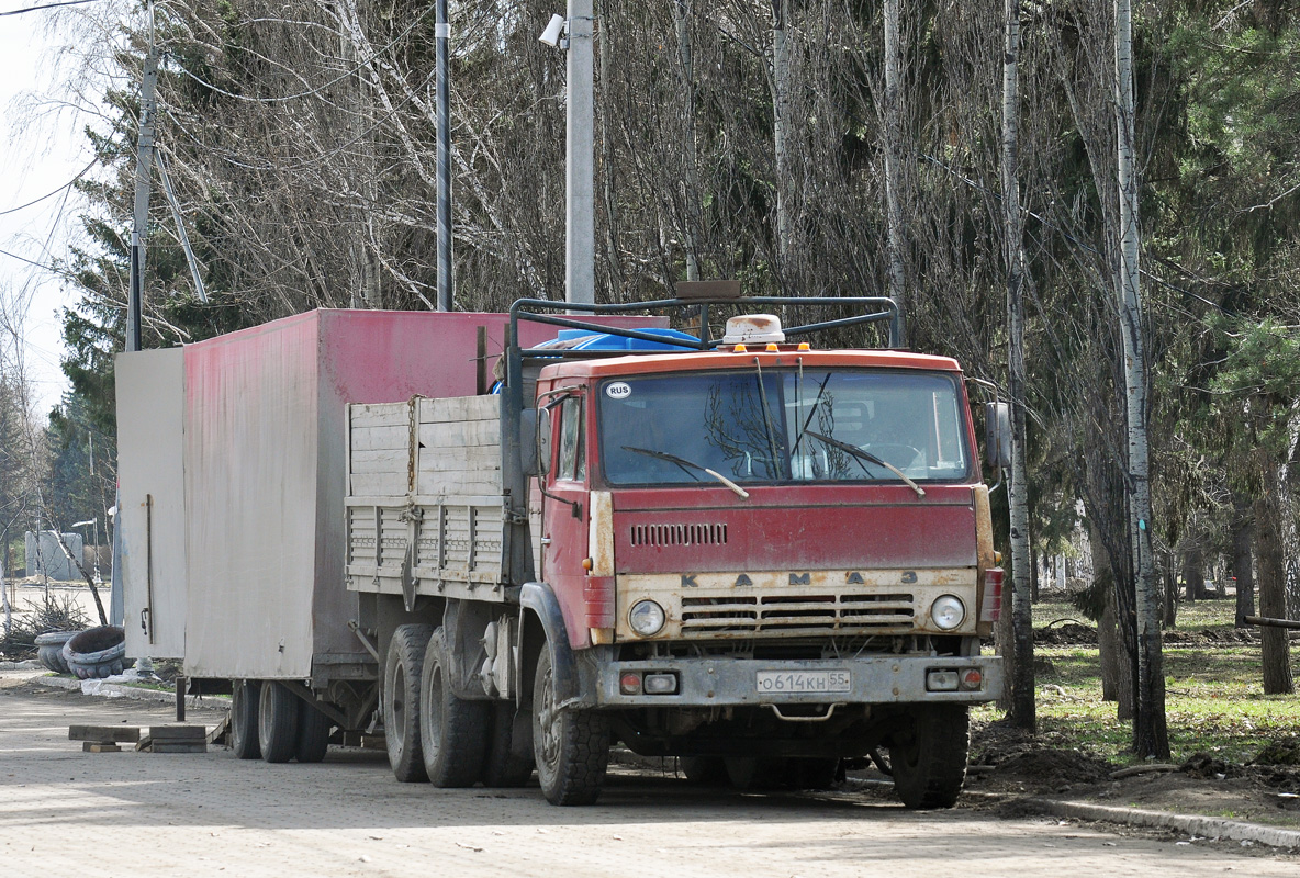 Омская область, № О 614 КН 55 — КамАЗ-5320