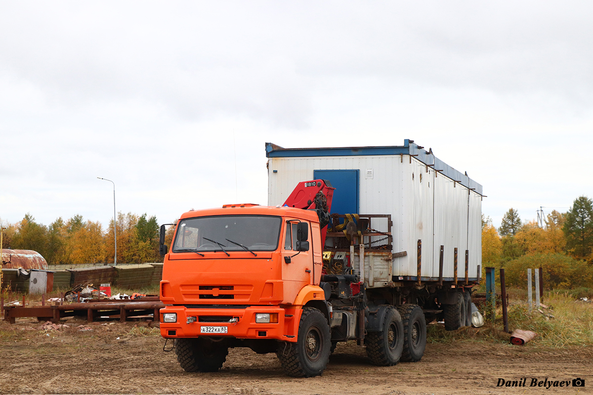 Ненецкий автономный округ, № А 322 КА 83 — КамАЗ-44108-24 [441083]
