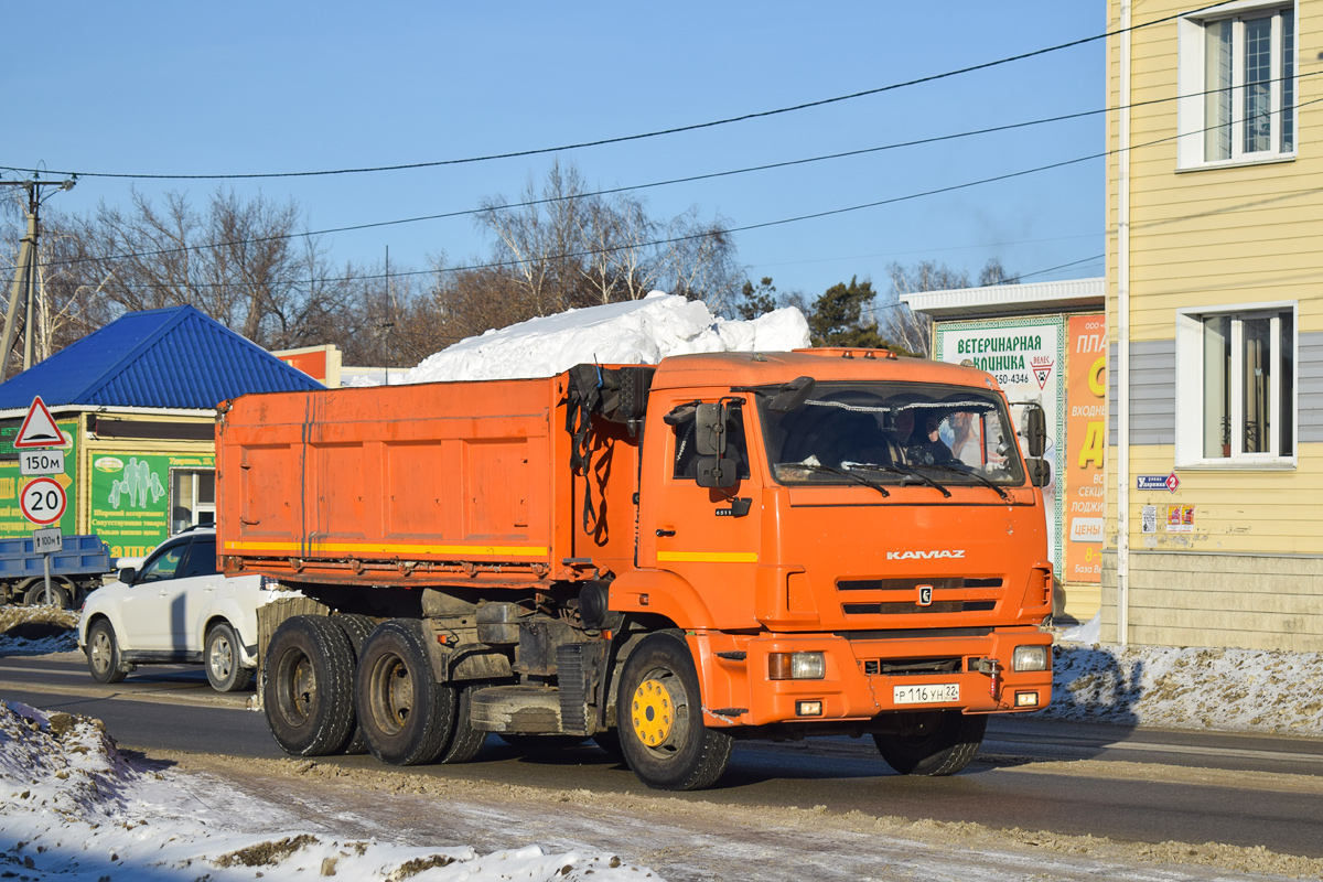 Алтайский край, № Р 116 УН 22 — КамАЗ-65115-A4(23)
