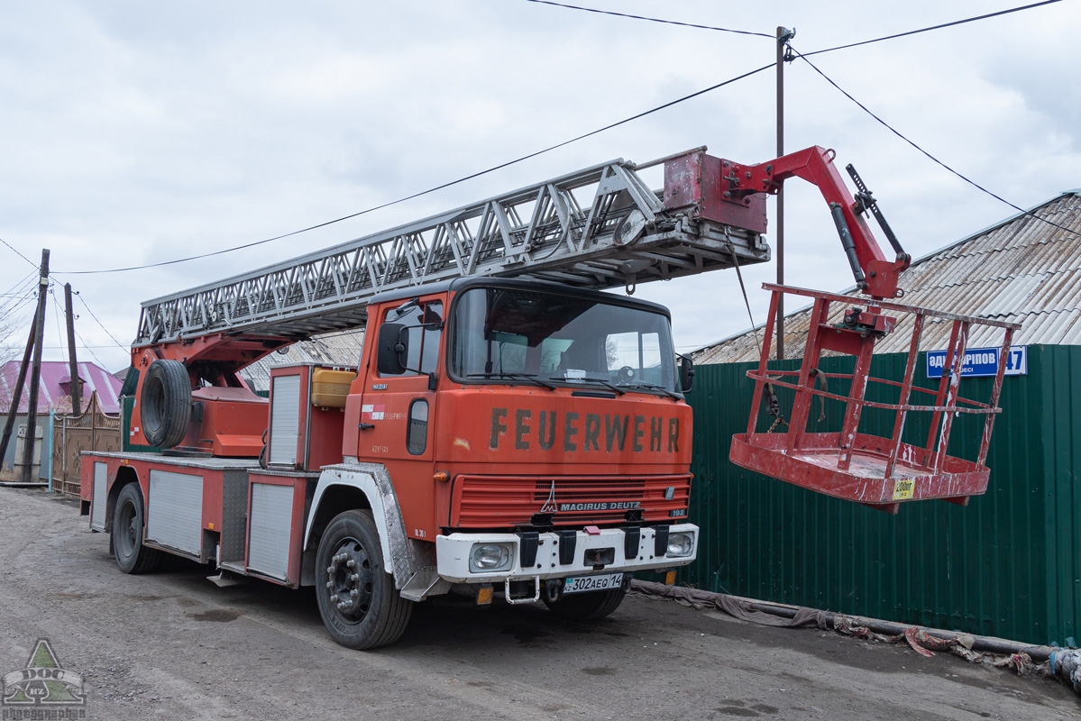 Павлодарская область, № 302 AEQ 14 — Magirus-Deutz (общая модель)
