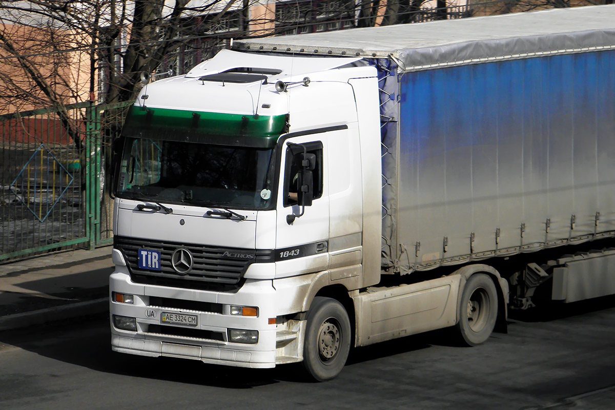 Днепропетровская область, № АЕ 3324 СМ — Mercedes-Benz Actros ('1997) 1843