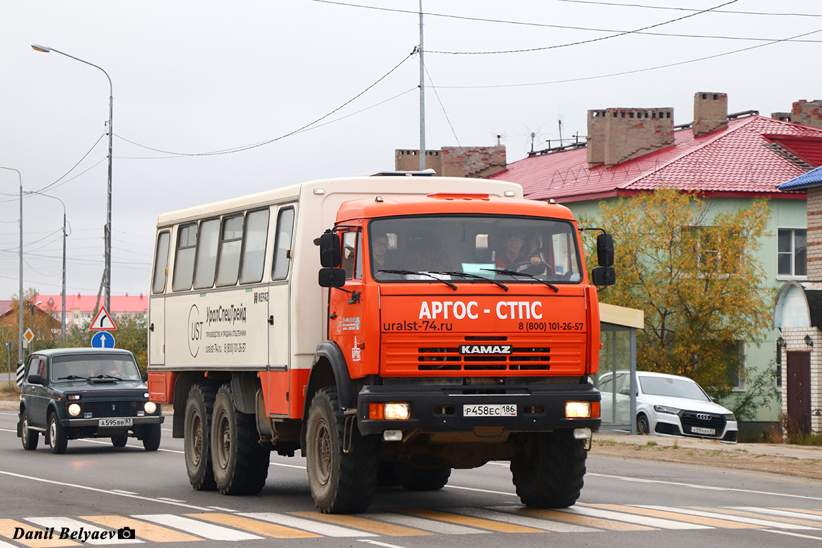 Ханты-Мансийский автоном.округ, № Р 458 ЕС 186 — КамАЗ-43118-10 [43118K]
