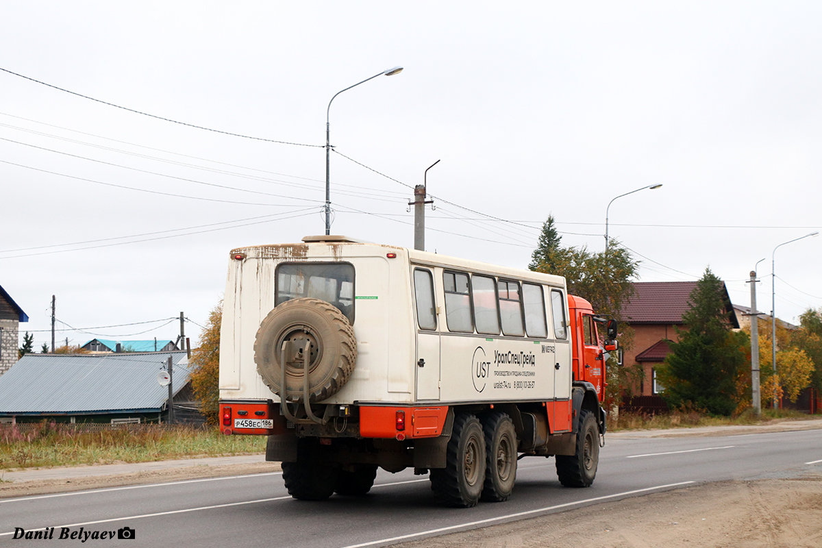 Ханты-Мансийский автоном.округ, № Р 458 ЕС 186 — КамАЗ-43118-10 [43118K]