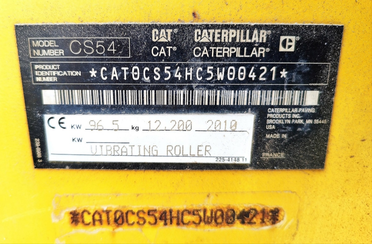 Витебская область, № (BY-2) Б/Н СТ 0177 — Caterpillar (общая модель)