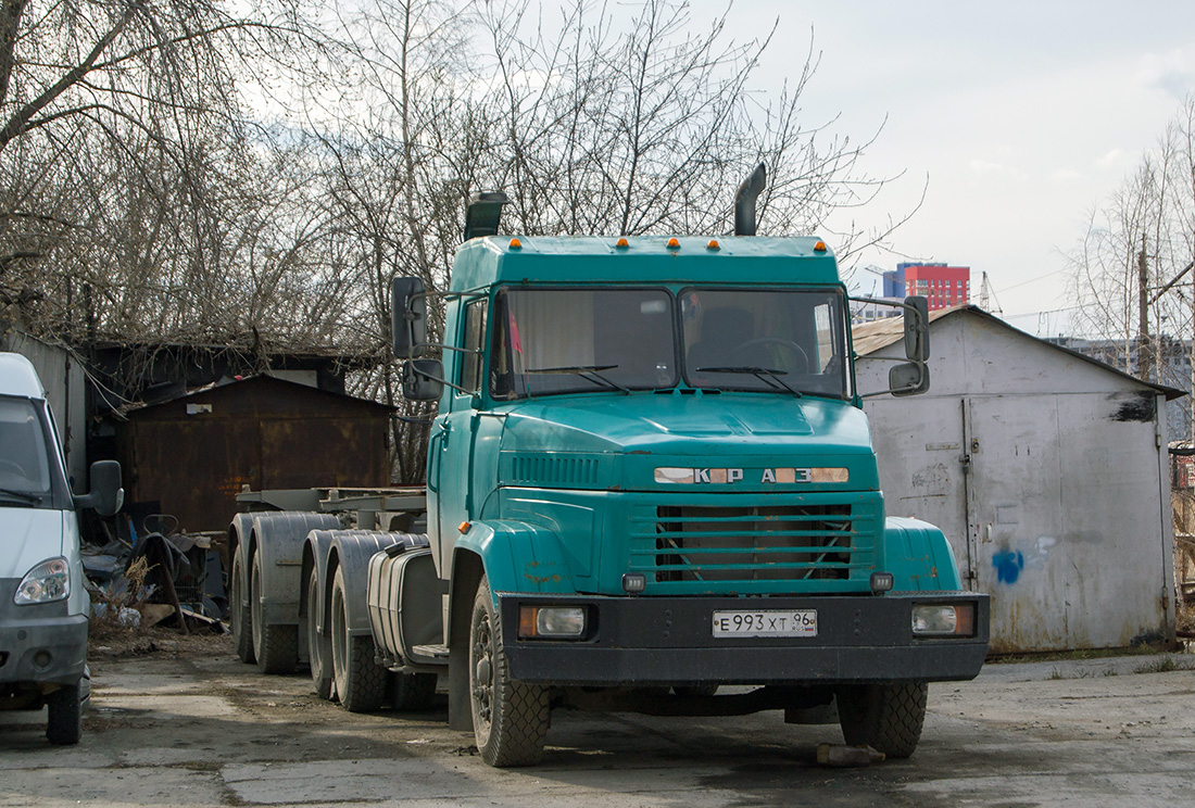 Свердловская область, № Е 993 ХТ 96 — КрАЗ-250