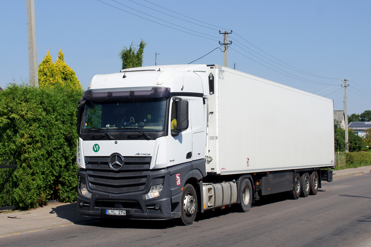 Литва, № LYL 274 — Mercedes-Benz Actros ('2011) 1845