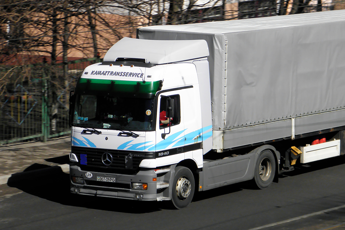 Ровненская область, № 007-39 РО — Mercedes-Benz Actros ('1997) 1840