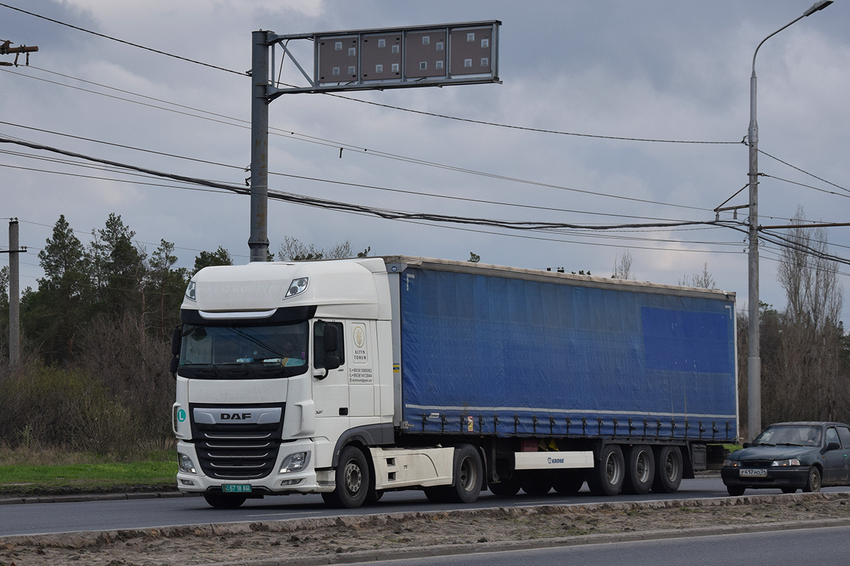 Туркменистан, № 6718 AGI — DAF XF Euro6 FT