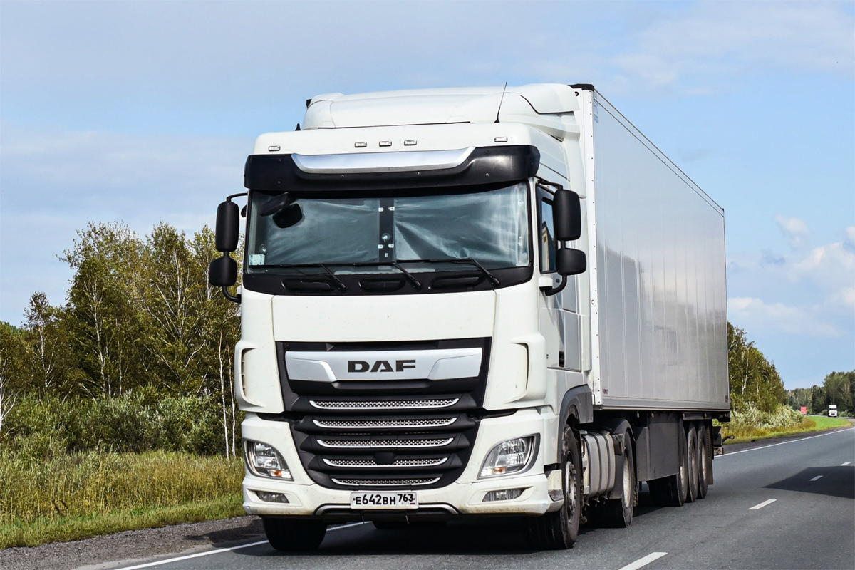 Самарская область, № Е 642 ВН 763 — DAF XF Euro6 FT