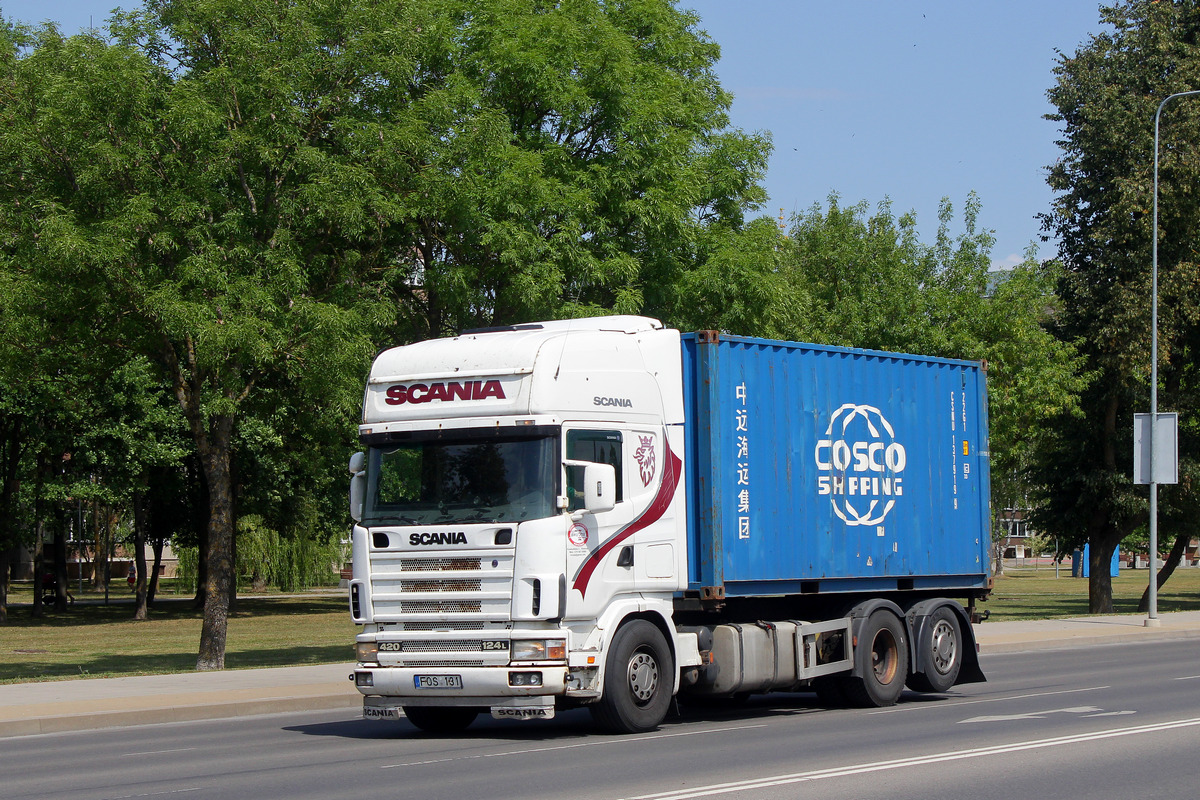 Литва, № FOS 131 — Scania ('1996) R124L