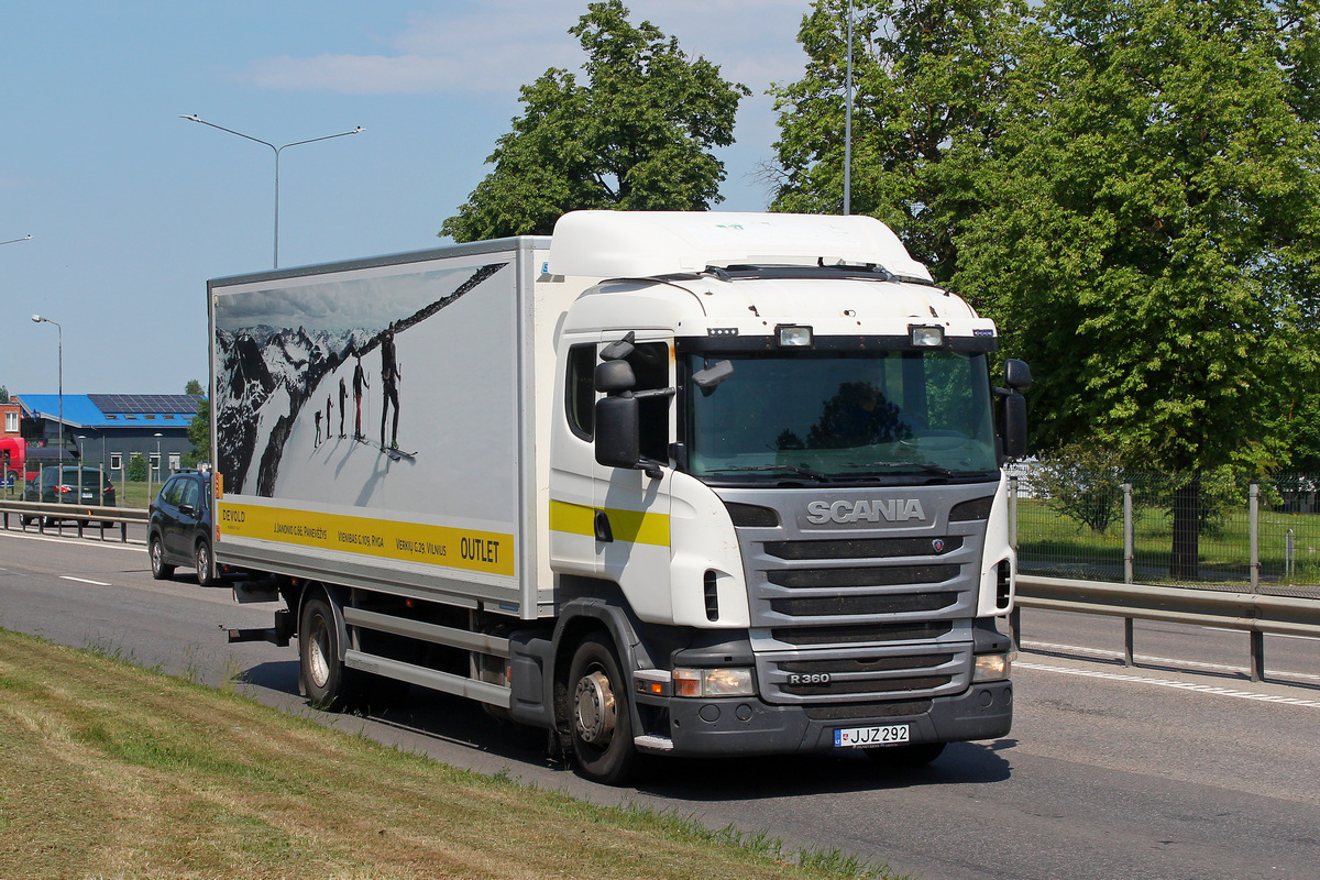 Литва, № JJZ 292 — Scania ('2009-2011, общая модель)