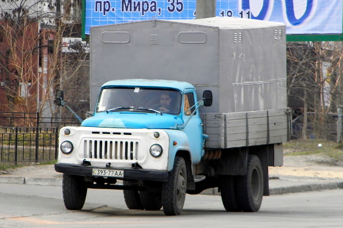 Днепропетровская область, № 393-77 АА — ГАЗ-53-27