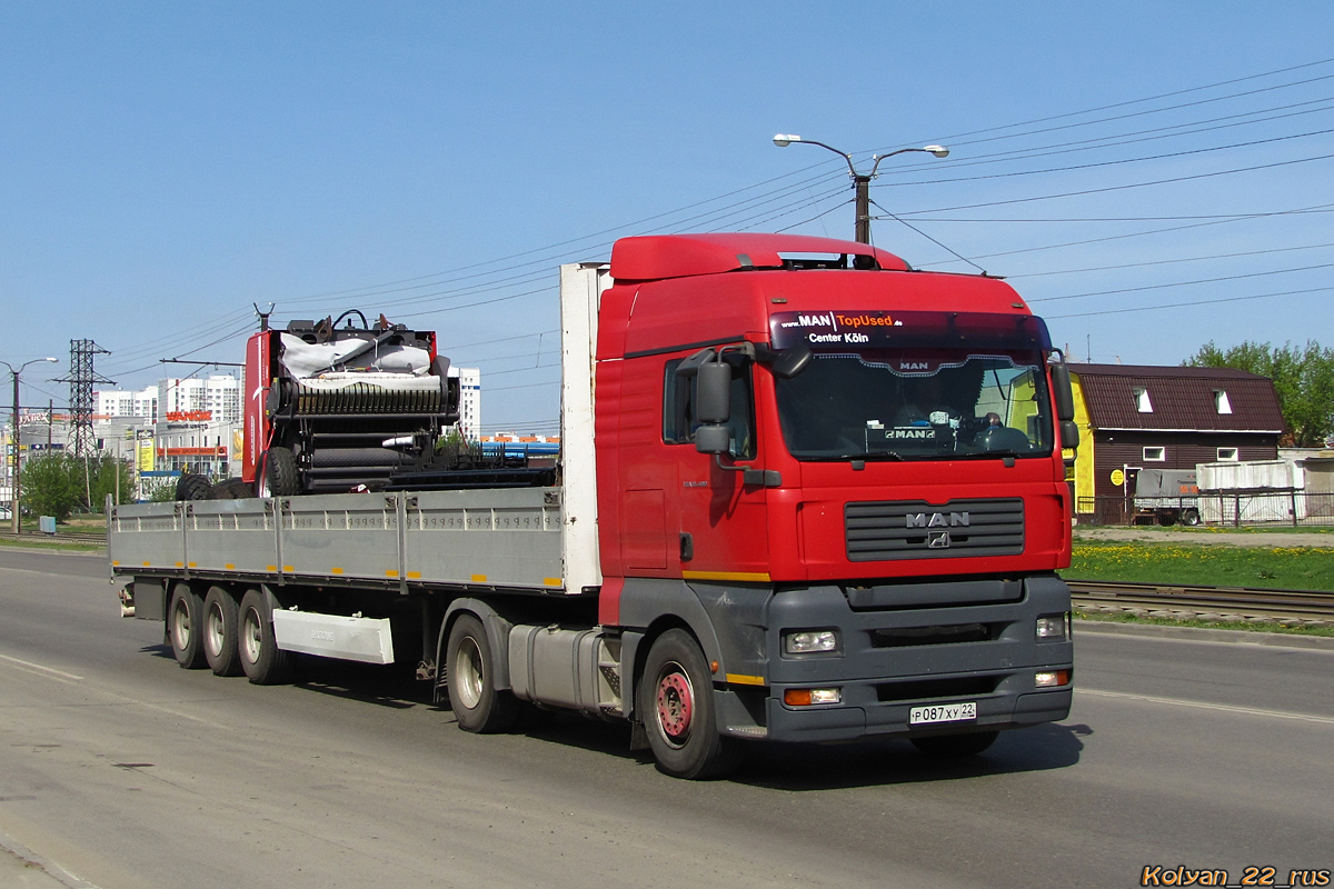 Алтайский край, № Р 087 ХУ 22 — MAN TGA 18.400