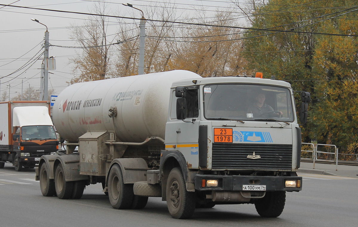 Челябинская область, № А 100 УМ 74 — МАЗ-54329