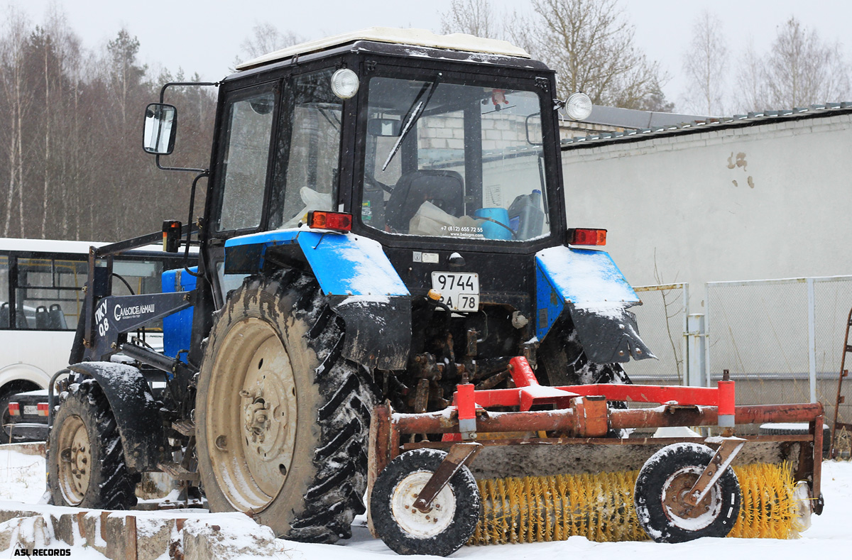 Санкт-Петербург, № 9744 РА 78 — Беларус-82.1