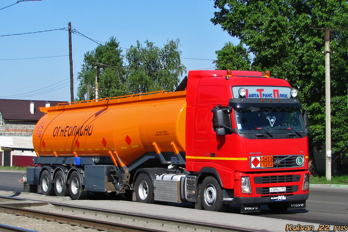 Новосибирская область, № А 389 КУ 154 — Volvo ('2002) FH12.440