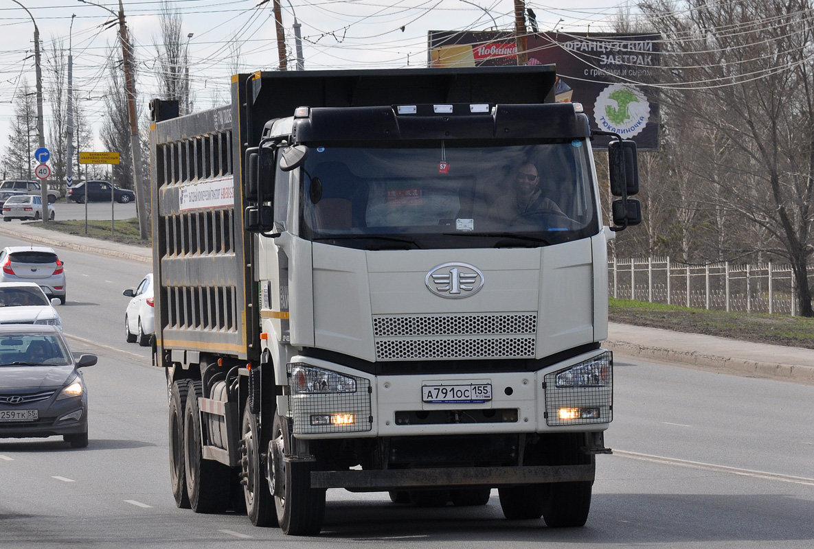Омская область, № А 791 ОС 155 — FAW J6 CA3310