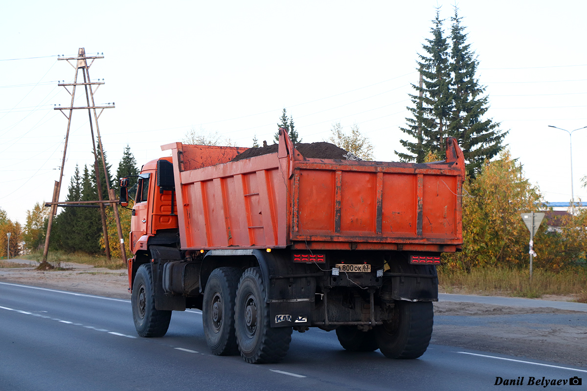 Ненецкий автономный округ, № А 800 ОК 83 — КамАЗ-65222-63