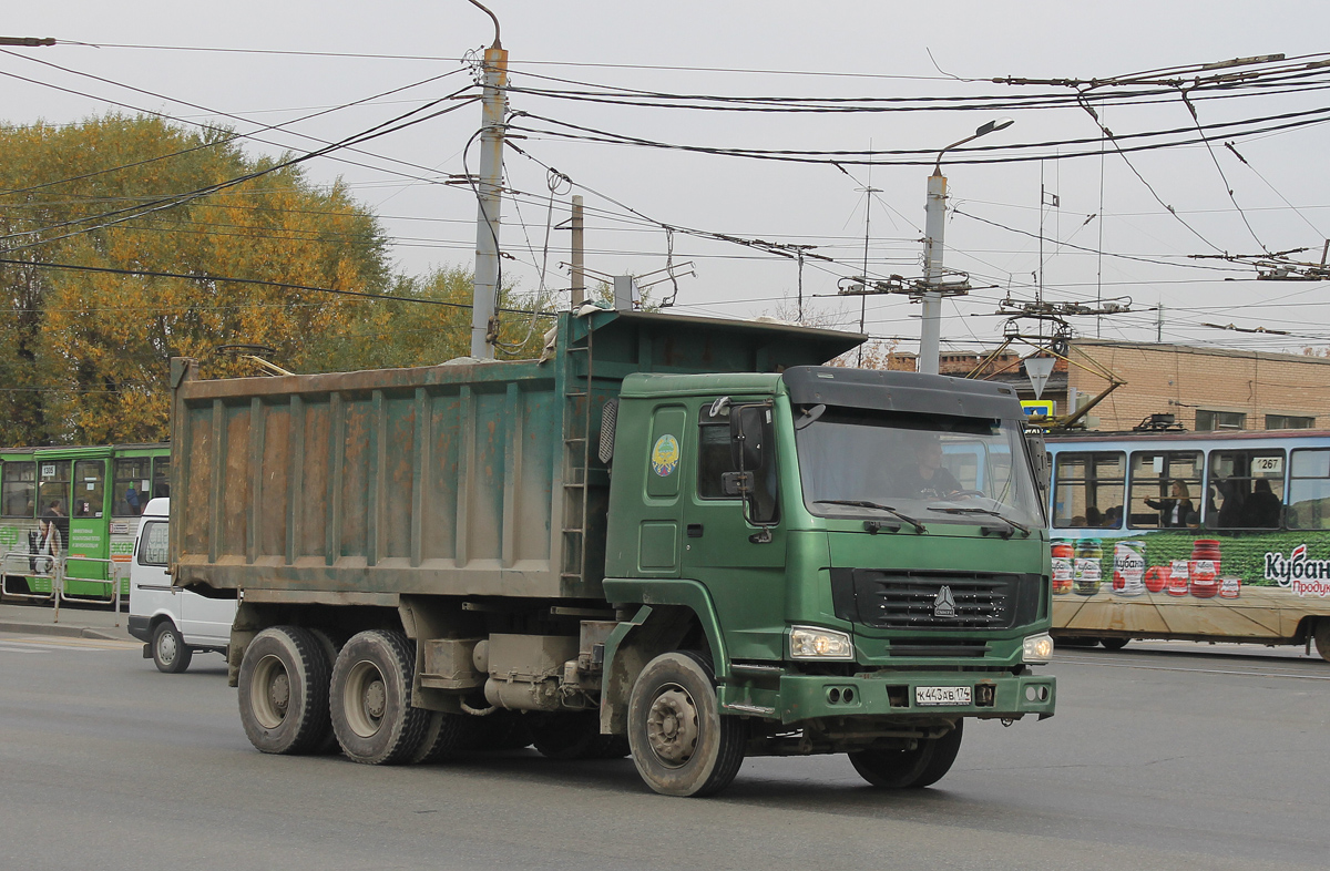 Челябинская область, № К 443 АВ 174 — Howo HW ZZ3257