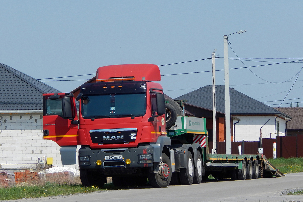 Белгородская область, № О 993 НЕ 31 — MAN TGS 33.440