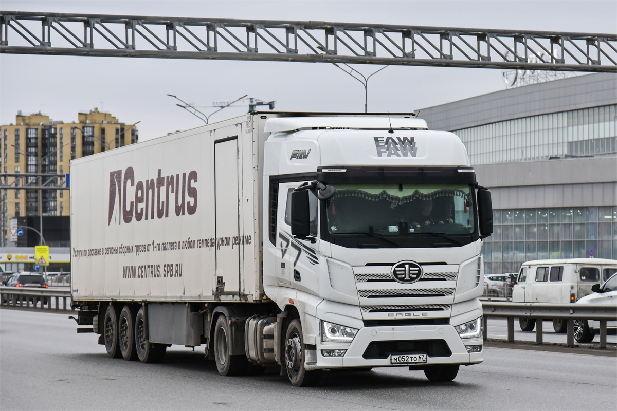 Смоленская область, № М 052 ТО 67 — FAW J7 Eagle CA4180