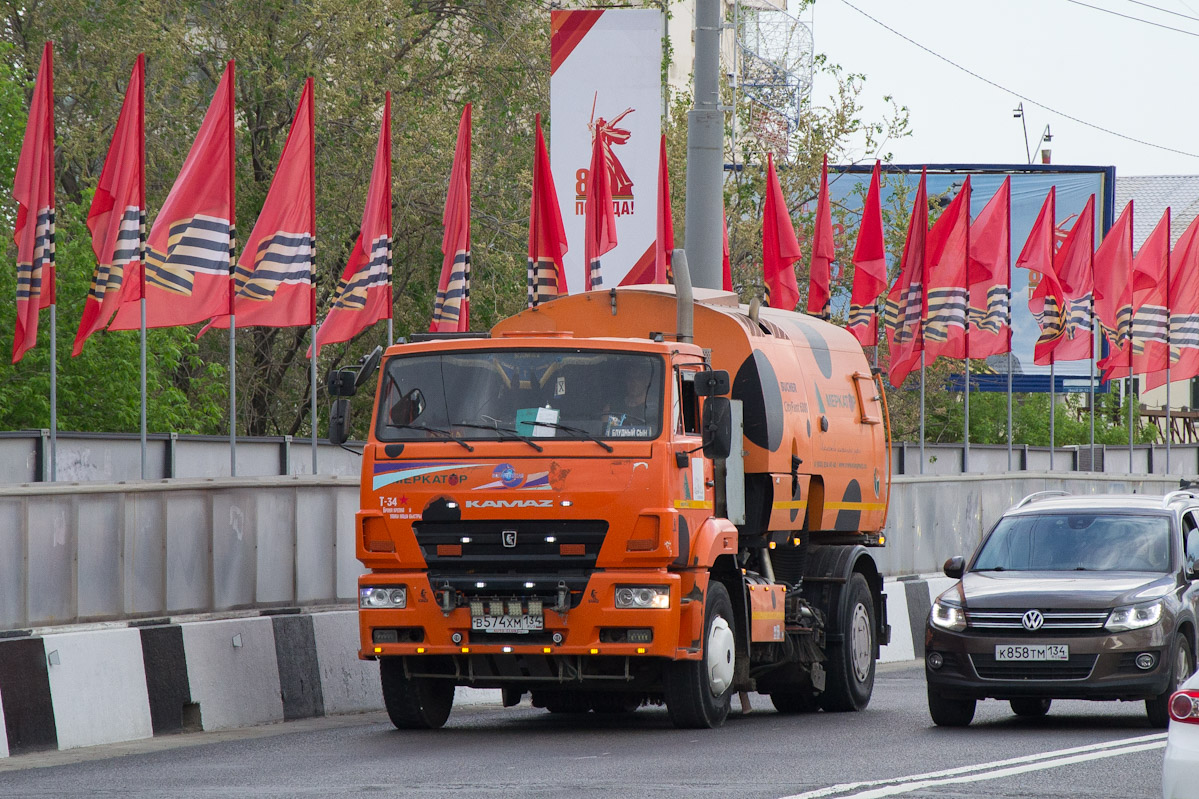 Волгоградская область, № В 574 ХМ 134 — КамАЗ-53605-L4(19)