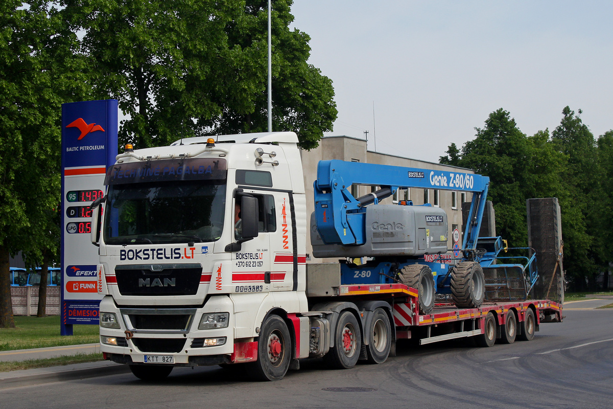 Литва, № KTT 827 — MAN TGX ('2007) 26.540