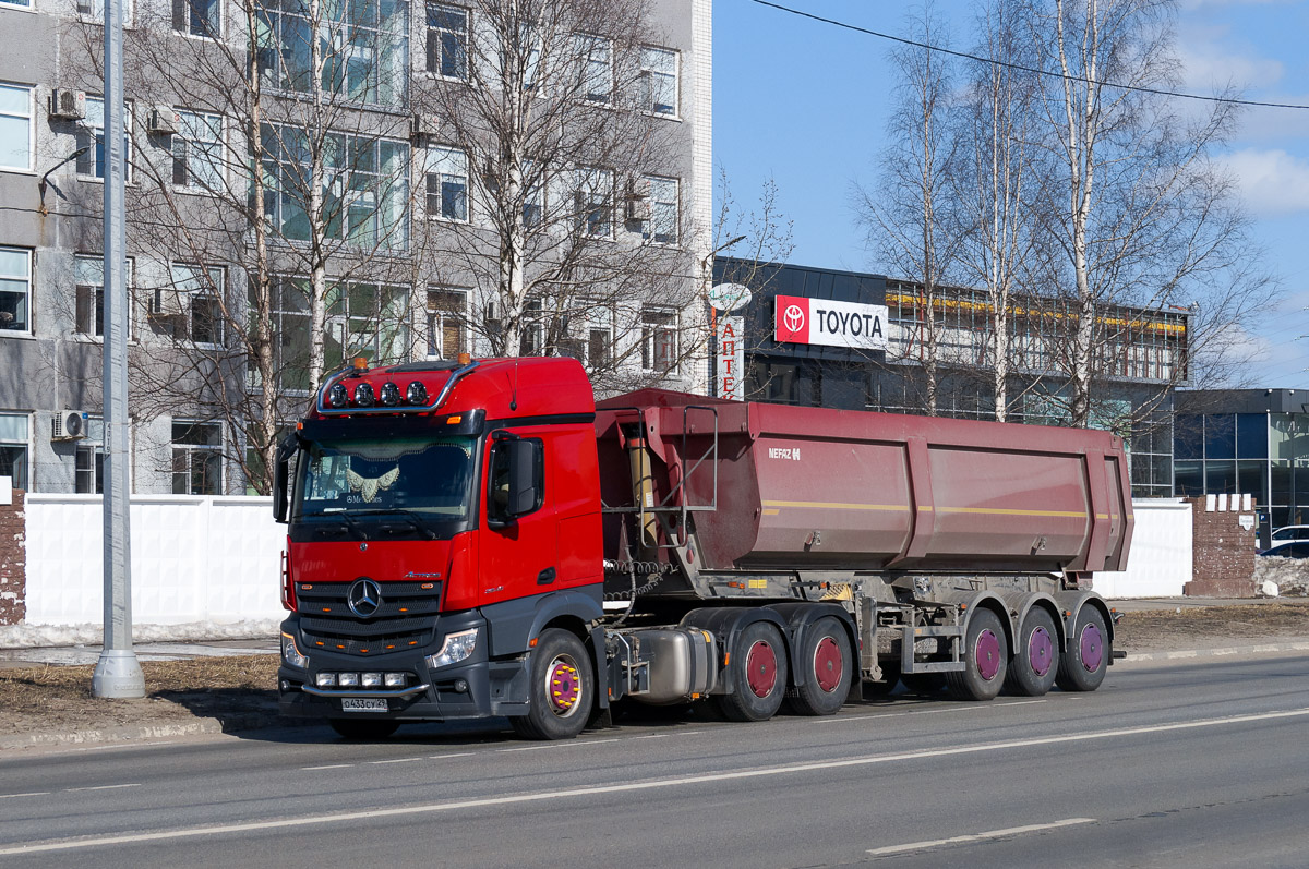 Архангельская область, № О 433 СУ 29 — Mercedes-Benz Actros '18 2645 [Z9M]