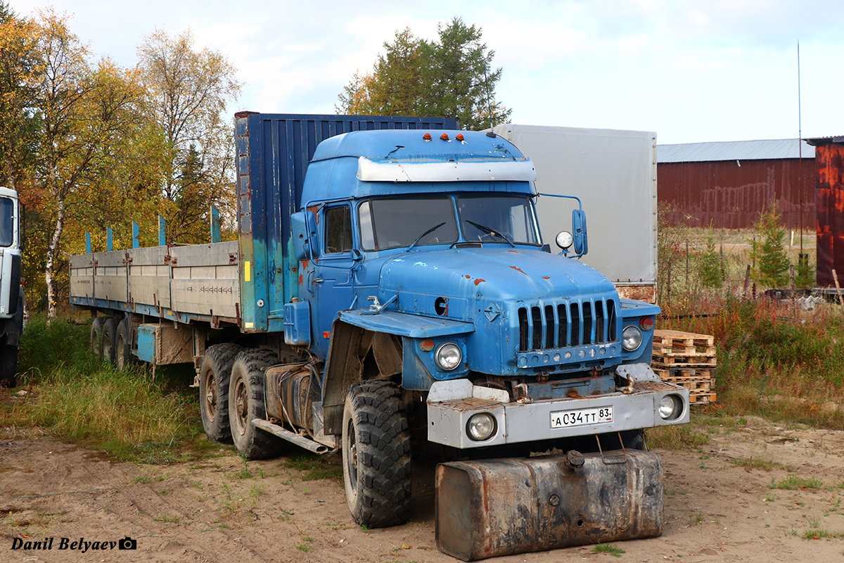 Ненецкий автономный округ, № А 034 ТТ 83 — Урал-44202-41