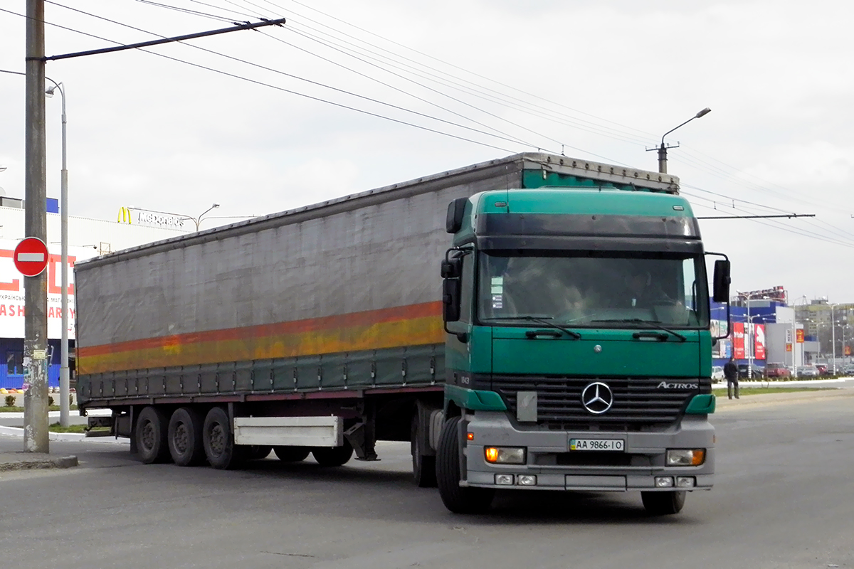 Киев, № АА 9866 ІО — Mercedes-Benz Actros ('1997) 1843