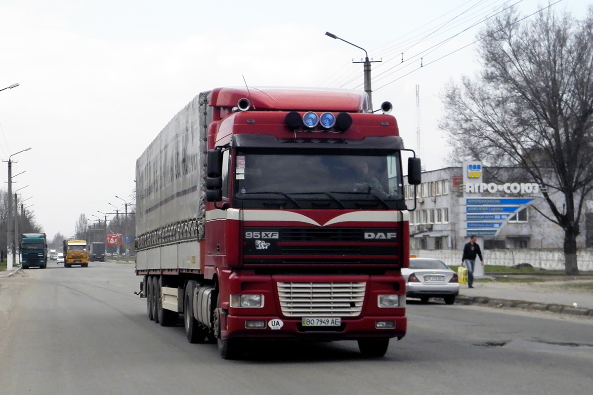 Тернопольская область, № ВО 7949 АЕ — DAF 95XF FT
