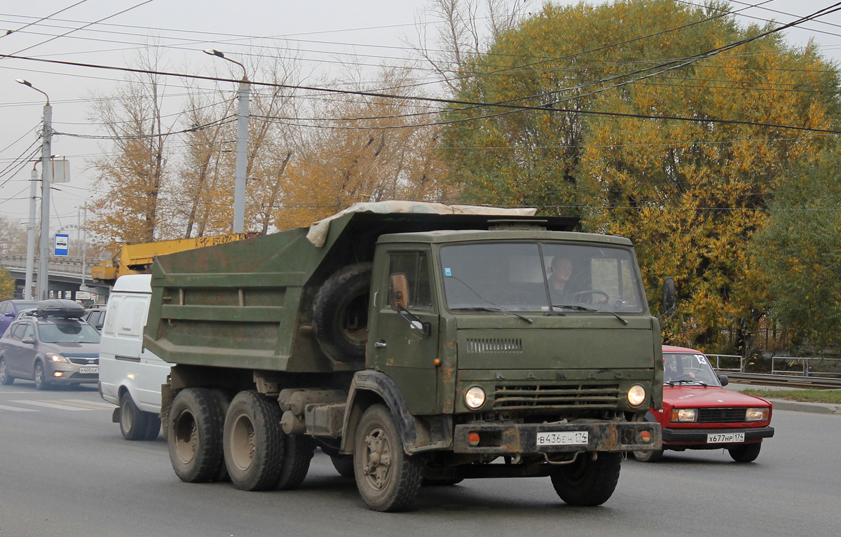 Челябинская область, № В 436 ЕН 174 — КамАЗ-55111 [551110]