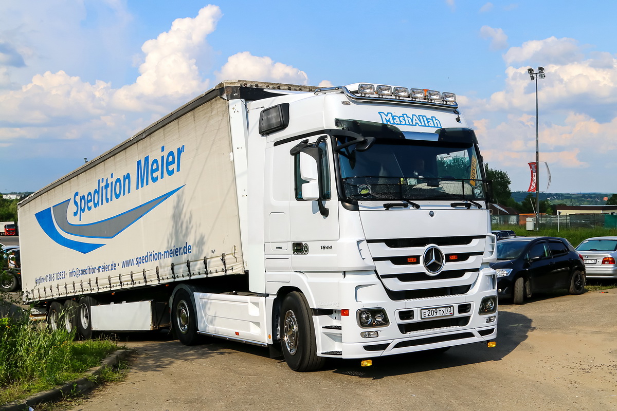 Ульяновская область, № Е 209 ТХ 73 — Mercedes-Benz Actros ('2009) 1844; Московская область — Фестиваль TruckDay 2024