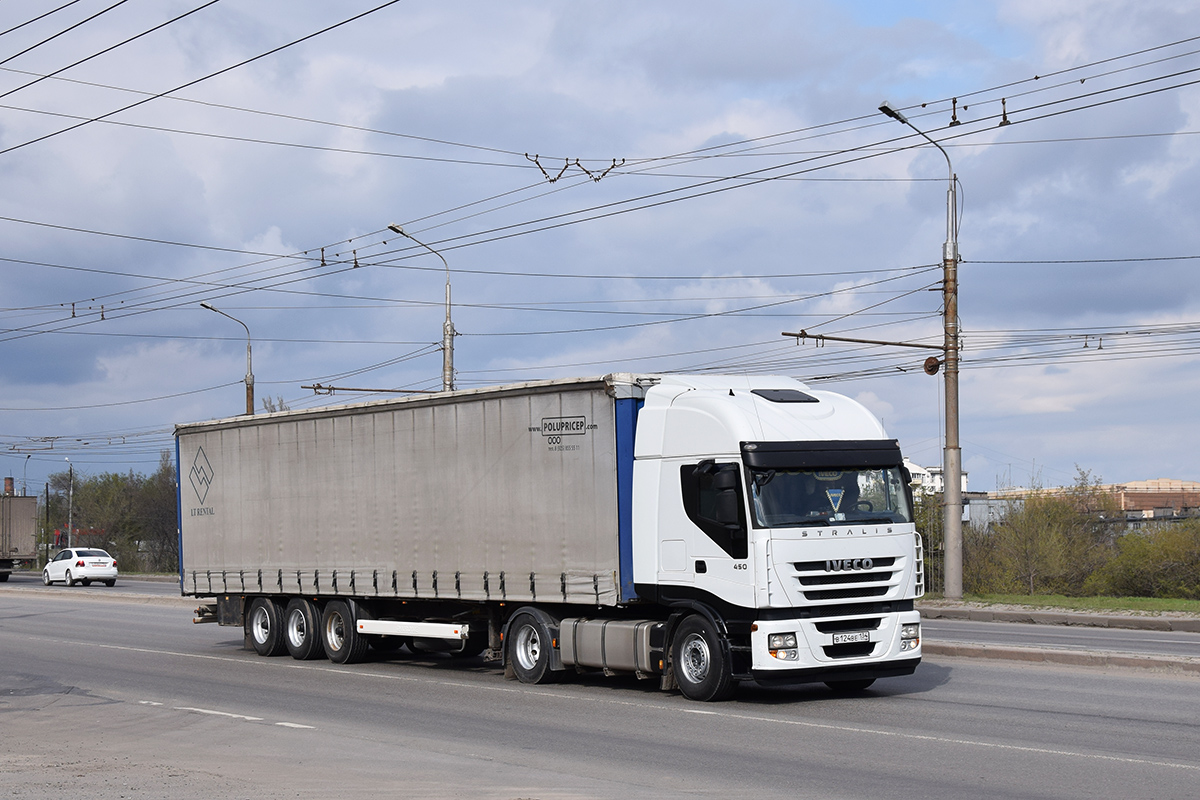 Волгоградская область, № В 124 ВЕ 134 — IVECO Stralis ('2007) 450