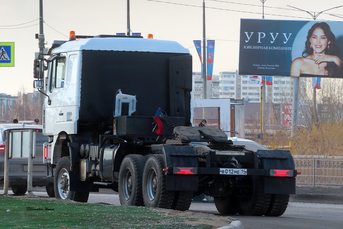 Саха (Якутия), № В 012 МЕ 14 — Shaanxi Shacman F3000 SX425x
