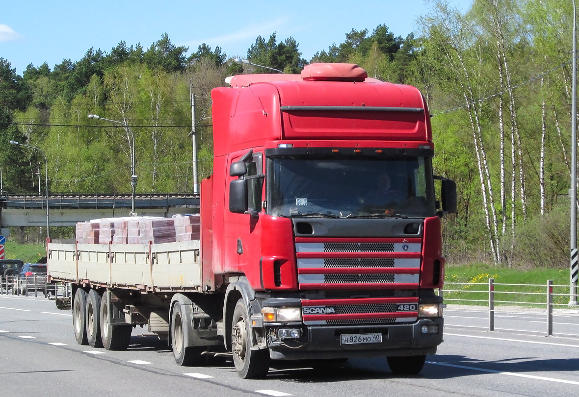Калужская область, № Н 826 МО 40 — Scania ('2004) R420
