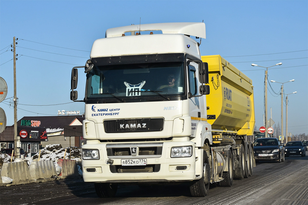 Челябинская область, № А 852 КО 774 — КамАЗ-5490 (общая модель)