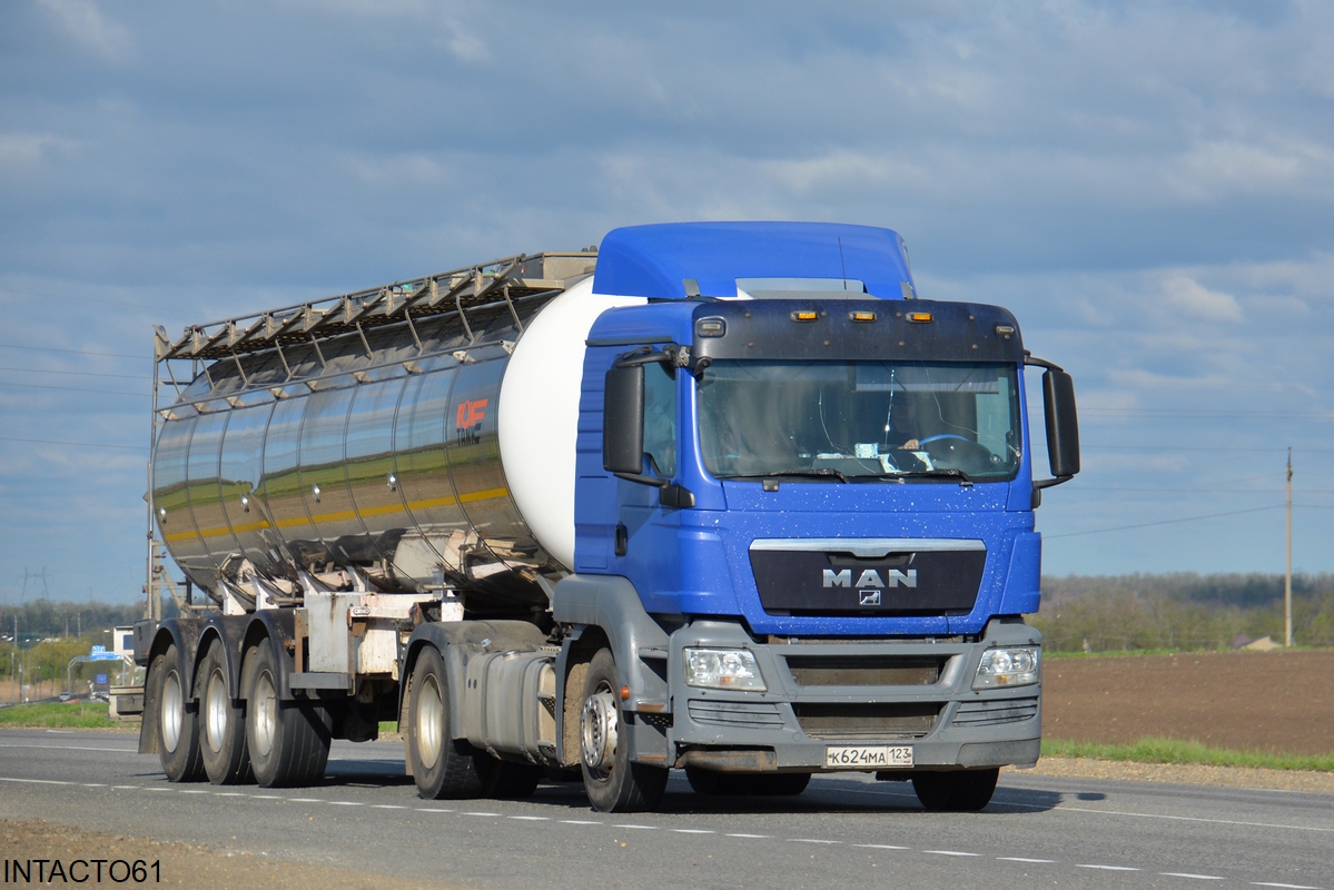 Краснодарский край, № К 624 МА 123 — MAN TGS 19.400