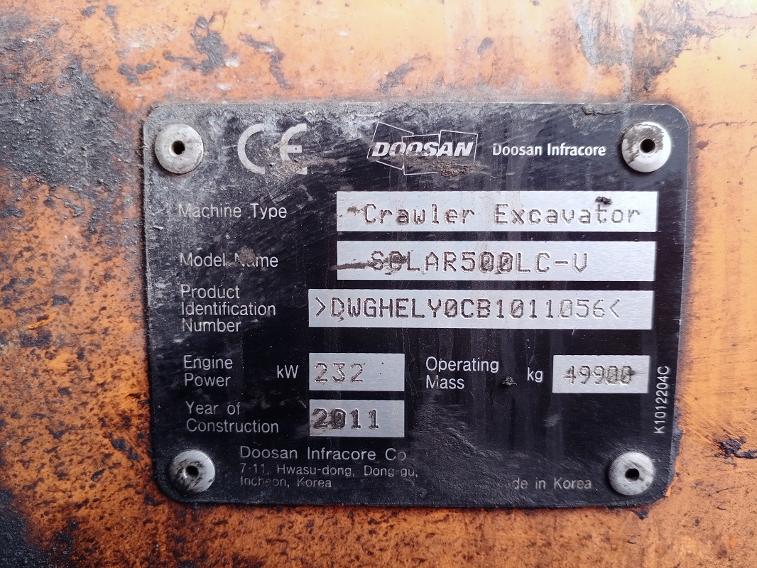 Кемеровская область, № (42) Б/Н СТ 0119 — Doosan Solar 500LC-V