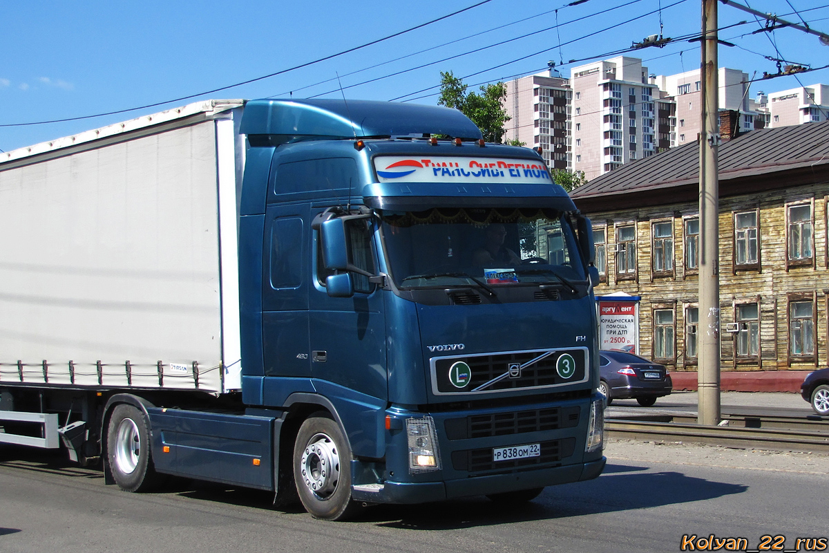Алтайский край, № Р 838 ОМ 22 — Volvo ('2002) FH12.460