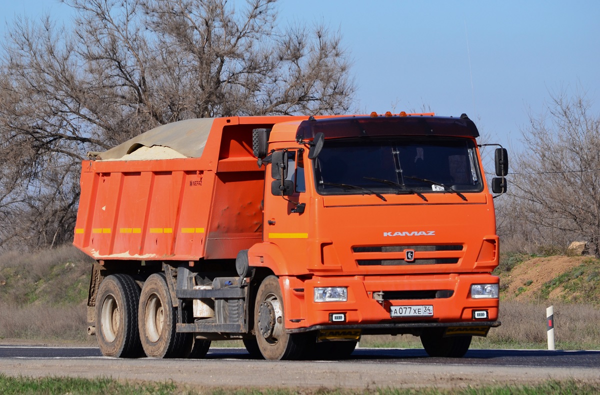 Волгоградская область, № А 077 ХЕ 34 — КамАЗ-65115-50