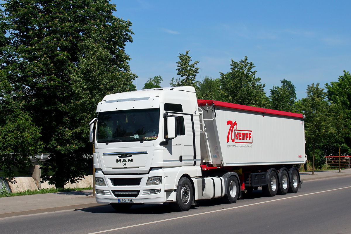Литва, № LRO 885 — MAN TGX ('2007) 18.440