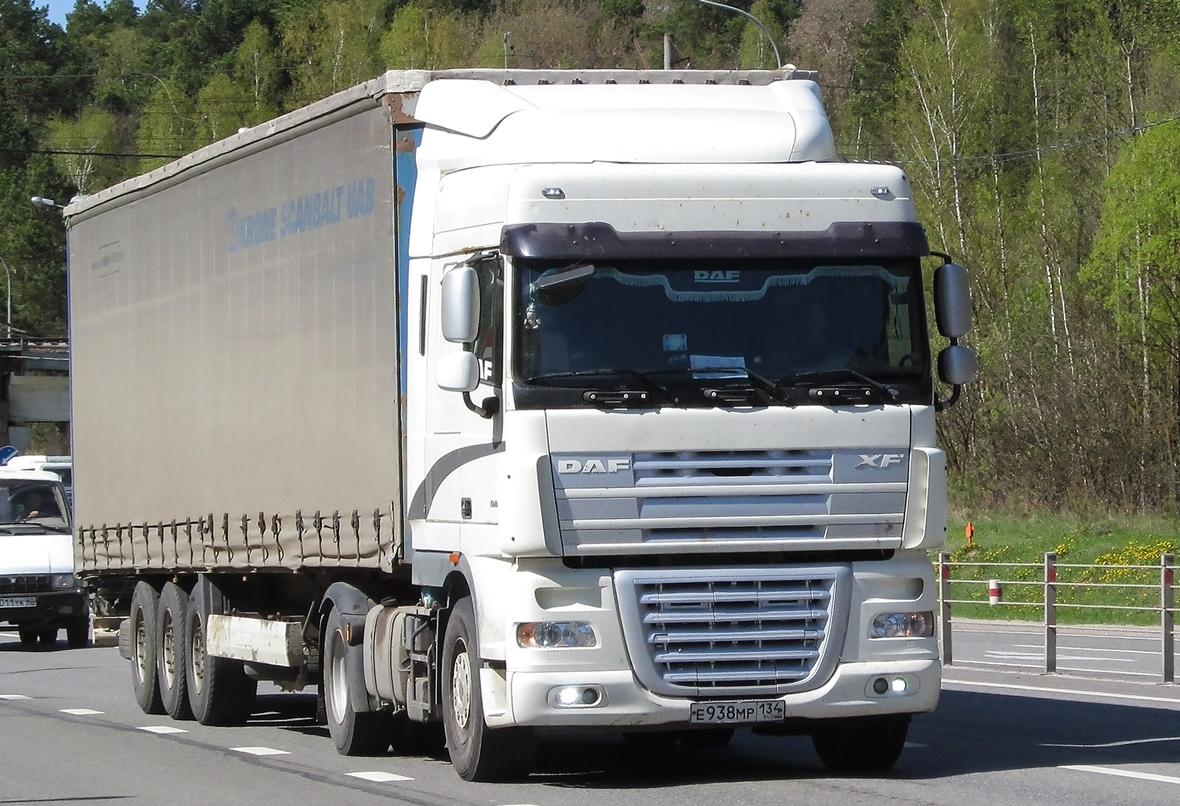 Волгоградская область, № Е 938 МР 134 — DAF XF105 FT