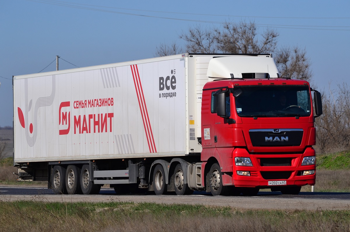 Смоленская область, № М 202 СА 67 — MAN TGX ('2007) 26.400