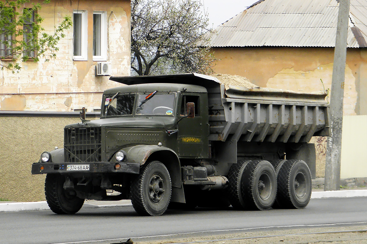 Днепропетровская область, № 374-68 АА — КрАЗ-256Б1