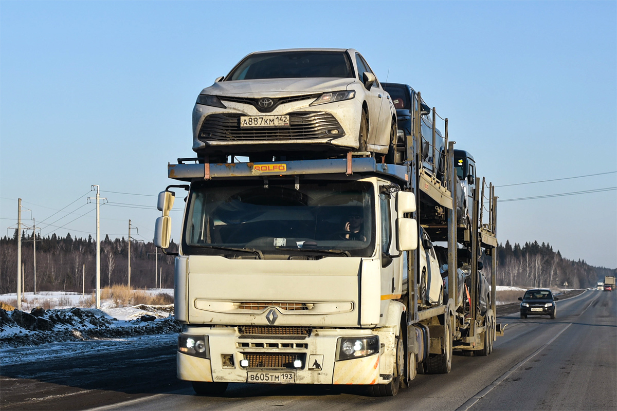 Краснодарский край, № В 605 ТМ 193 — Renault Premium ('1996)